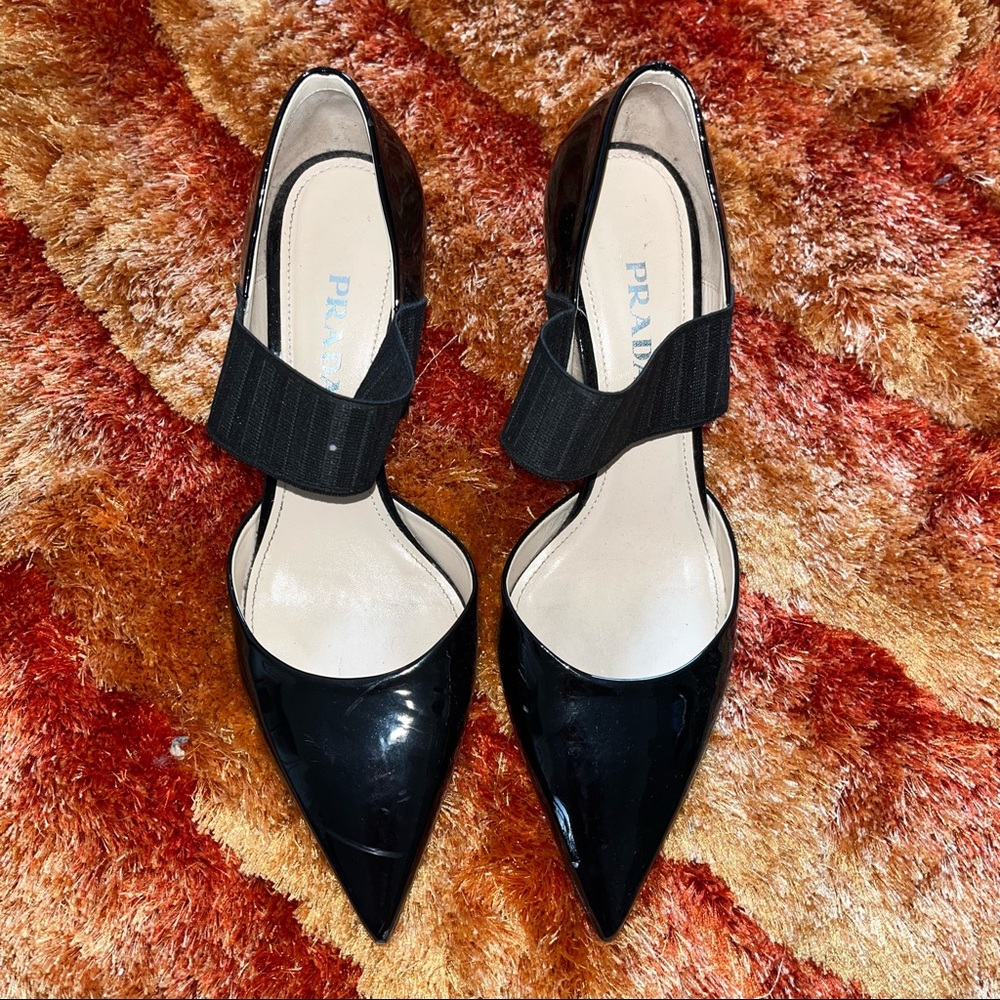 Prada Patent Leather Kitten Heels